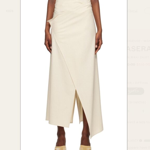 NWT Baserange Off-White Venn Maxi Skirt SSENSE - Picture 4 of 4